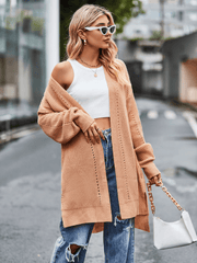 Hanson Oversized Knit Duster - Khaki