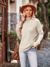 Wiley Relaxed Turtleneck Sweater - Beige