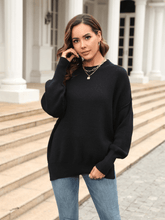 Stanton Crewneck Knit Sweater - Black