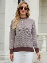 PRISCINE KNIT SWEATER - BROWN