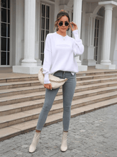Stanton Crewneck Knit Sweater - White