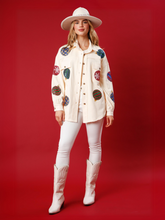 Texas Cowgirl Disco Oversized Shacket