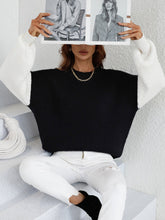 ESTATIA KNIT SWEATER - BLACK