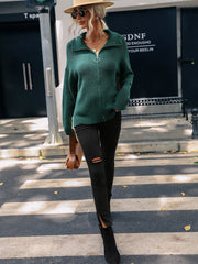 AILISH KNIT JACKET- GREEN