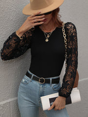 TAYLA KNIT TOP - BLACK