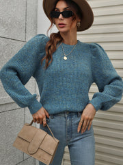 HARVIE KNIT TOP - YALE BLUE