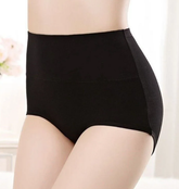 5PCS Seamless Lingerie High Waist Cotton Body Shaper Underwear Plus Size Briefs
