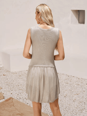 Lovedale Knit Mini Dress - Beige