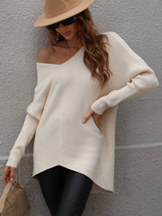 CLIA KNIT SWEATER - BEIGE