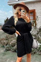 MAY KNIT DRESS - BLACK