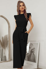 YLIKA JUMPSUIT - BLACK
