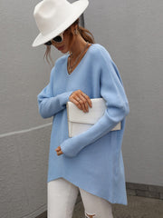 CLIA KNIT SWEATER - BLUE