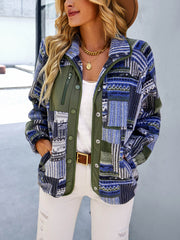 QUIRINIUS FLEECE JACKET - BLUE