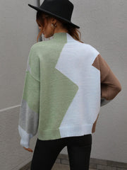 BRANDY KNIT SWEATER - BLUE
