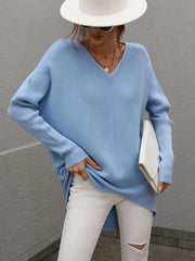 CLIA KNIT SWEATER - BLUE