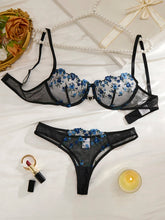 Casual Embroidered Stamen Semi Transparent Heart-Shaped Design Suitable