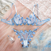 Casual Intimate Beautiful Bra Sets Lace Ultra Thin Hot Fancy Underwear