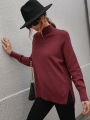 TAY KNIT JUMPER - CLARET