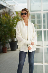Cream Batwing Easy On Cardigan