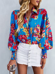 FLEETWOOD BLOUSE - BLUE PRINT