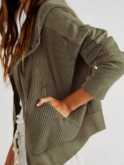 Treyson Bomber Hoody Jacket - Olive