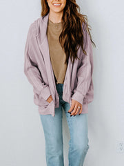 Campfire Hoodie Jacket - Mauve