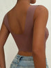 Elegant Lace Perspective Bralette Push Up Ice Silk Deep V Tops Bra