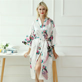 Peacock Print Long Sleeve Pajama