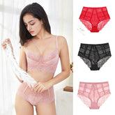 Floral Lace Briefs High Quality Panties
