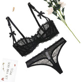 Floral lace low-rise thongs breathable underwear panties