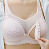 Front Button Adjustable Gathered Underwear Comfortable Breastfeeding Bra