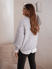 CHESTER KNIT JUMPER GREY