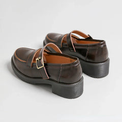 Jk Uniform Shoes British Style Retro Solid Color Casual Single Shoes Mary Jane Shoes Lolita