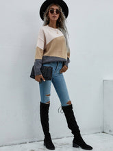 ELMA Knit Jumper - Apricot Block