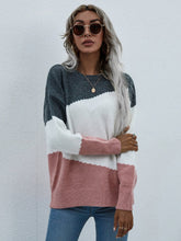 ELMA Knit Jumper - Pink Block