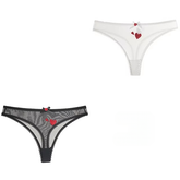 Lace Lingerie Low-waist Heart Ins Embroidery Sweet Underwear Panties