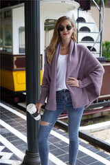 Mauve Batwing Easy On Cardigan