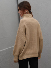 CHESTER KNIT JUMPER - MOCHA
