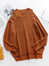 Persimmon Shoulder Cut-Out Knit Sweater