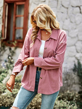 SOFIA COTTON BLEND FRENCH SHACKET - PINK