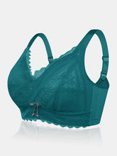 Plus Size Lace Wireless Full Coverage Adjustable Thin Bra