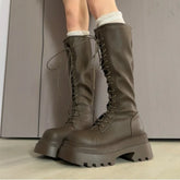 Flats Platform High Boots Shoes