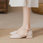Shoes Pearl Square Heels