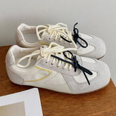 Retro Concise Round Toe Shoes Korean Hot Style Casual Comfortable Soft Sneakers Elegant Shoes