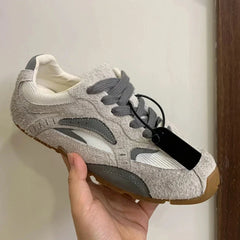 Sports Shoes Breathable Soft-Soled Forrest Gump Shoes Genuine Leather Dad Shoes German Training Shoes