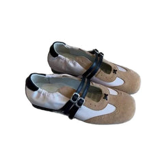 Flats Sports Shoes Sneakers Casual Shallow Loafers Shoes Walking Ballet Trend Sneakers