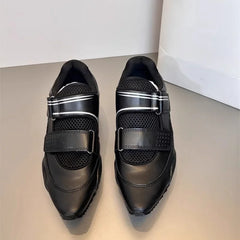 Sneaker Pointed Toe Outdoor Sport Comfortable Casual Catwalk Model Flat Shoes Zapatillas Mujer