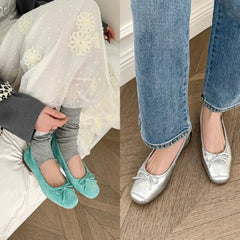 and ballet flat shoes work professional leather single shoes shoes ladies