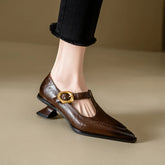 Autumn Split Leather Shoes