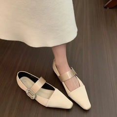satin flat shoes flashing rhinestone decoration elegant ballet shoes soft and comfortable casual dress